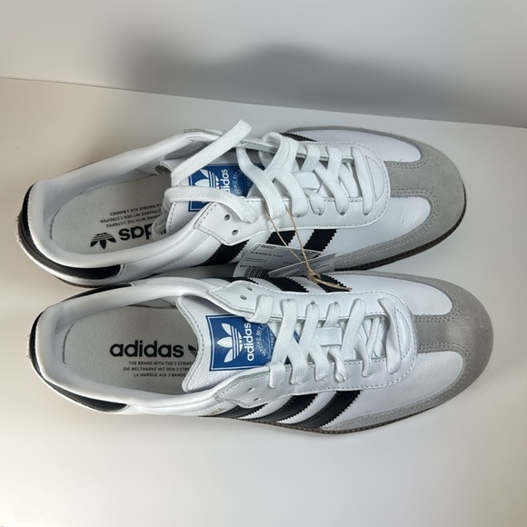 Adidas Samba OG White / Black Sneakers Women’s Size 8.5 - Picture 5 of 13